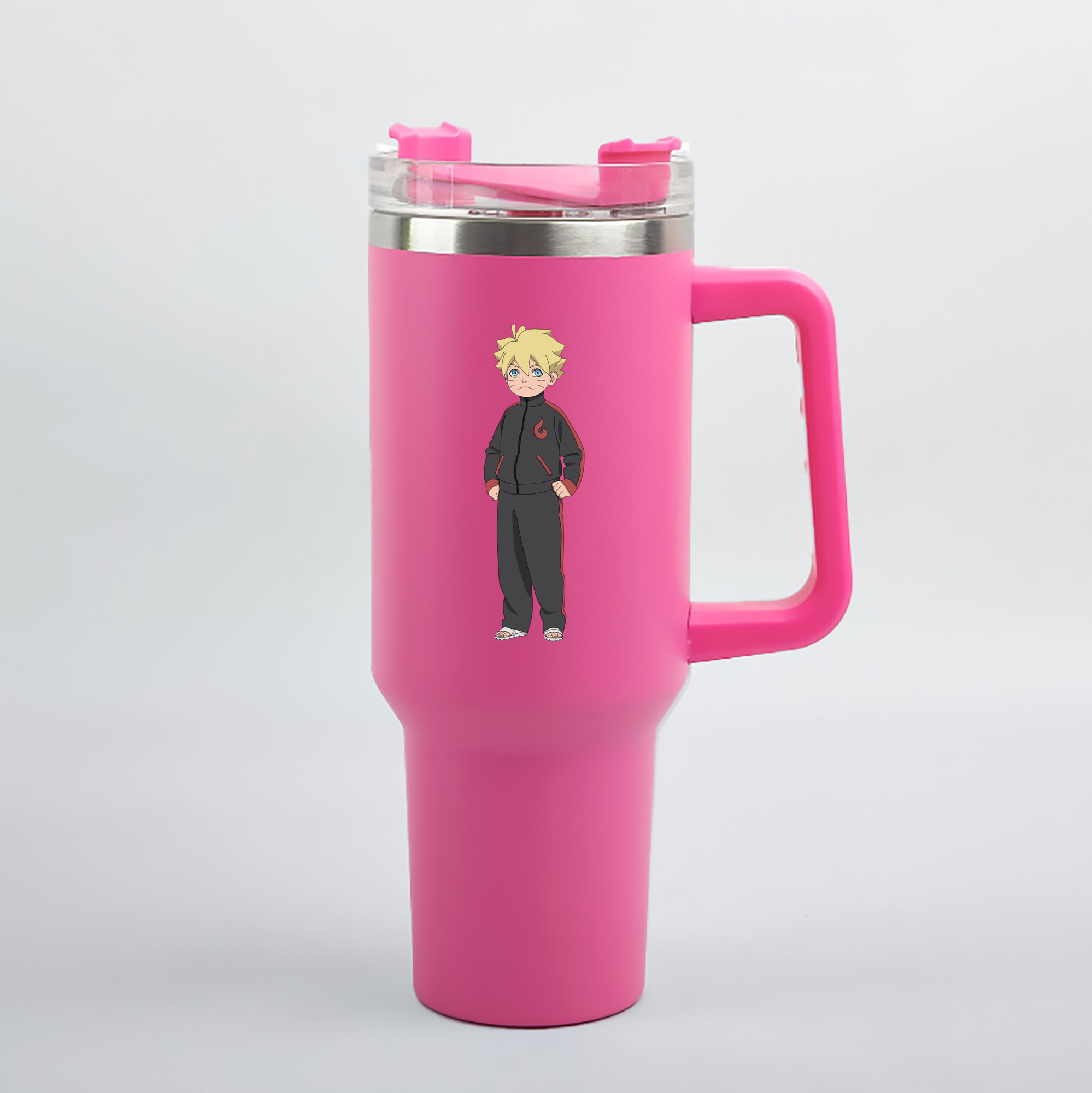 （画像用） NARUTO -ナルト- うずまき ボルト Uzumaki Boruto 1200mL車用タンブラー（カラープリント）